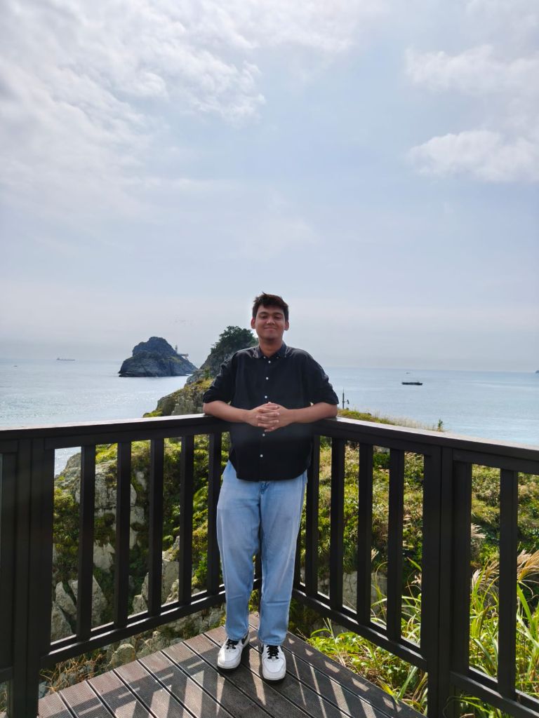 Himanshu Rawat at scenic coastal viewpoint